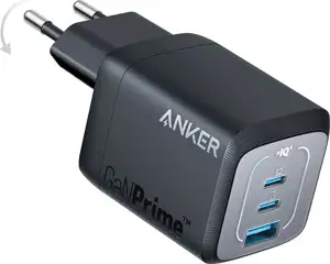 Anker Prime 67W GaN 3-Port Charger, Black
