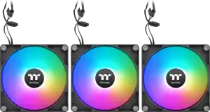 140mm Thermaltake CT140 EX Reverse ARGB Sync PC Cooling Fan White 3 Fan Pack