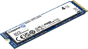 Kingston SSD 4TB NV3 M.2 2280 PCIe 4.0 NVMe SSD, SNV3S/4000G