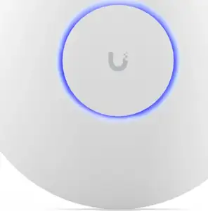 Ubiquiti U7-Pro-Max Ceiling-mounted WiFi 7 AP with 8 spatial streams, 6 GHz support, and a dedicated spectral scanning engine for interference-free WiFi in demanding, large-scale environments