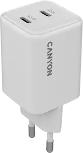 CANYON charger CU45CC GaN 45W 2xPD EU White