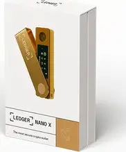 Ledger Nano X Crypto hardware wallet, Gold