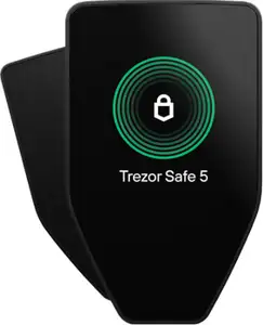 Trezor Safe 5, Crypto hardware wallet, USB-C, Black Graphite
