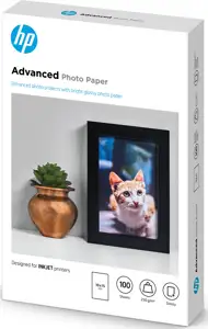 Papir InkJet HP ADVANCED 10x15/100, Photo, Glossy, 250 g/m2, 100 listova