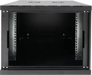 Canovate 9U 600x400x498 SINGLE zidni ormar s bočnim stranama koje se mogu otvoriti izvana, crni (WS3O-9-0964F)