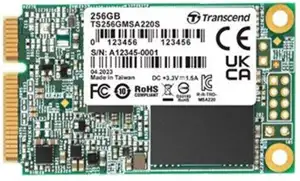 SSD 256GB Transcend MSA220S mSATA 3D NAND, SATA3