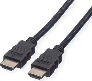 Roline VALUE Ultra HD 8K HDMI kabel sa mrežom, M/M, crni, 2.0m