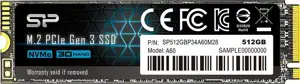 Silicon Power A60 512GB M.2 2280 PCIe Gen3x4 & NVMe 1.3, SLC, R/W: 2200/1600MB/s