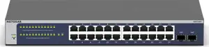 NETGEAR GS724Tv6 Managed Gigabit Switch (GS724T-600EUS) 26P
