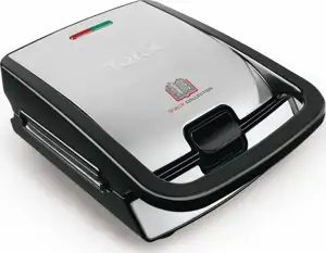 Tefal SW854D sandwich maker 700 W Black, Stainless steel