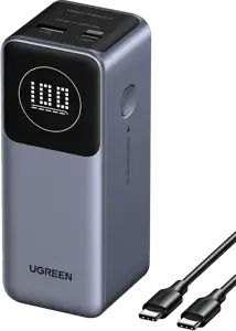 Ugreen portable rechargeable battery 12,000mAh, 100W