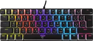 WHITE SHARK gaming mehanička tipkovnica GK-2202 ASHIKO HR crna pl sw