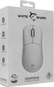 WHITE SHARK gaming miš GM-5014 GRAPHENE bež 12.400dpi