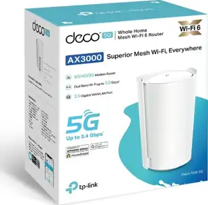 TP-Link Deco X50-5G (1 pack) Mesh AX3000 Wi-Fi 6, 2.5 Gbps port