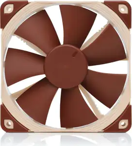 Noctua NF-F12 Computer case Fan 12 cm Beige, Brown