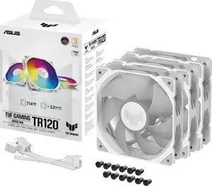 ASUS TUF GAMING TR120 ARGB 3IN1 White Computer case Air cooler 12 cm