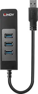 Lindy USB 3.0 Hub and Gigabit Ethernet Converter