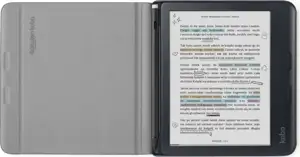 Etui Kobo Libra Colour Notebook SleepCover Case Black