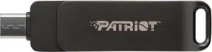 Flashdrive PATRIOT Rage R550 128GB 100 MB/S USB A+C Swivel Design (PE128GR550DSAD) Black
