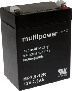 Baterija akumulatorska 12V 2,9 Ah 79x56x107 mm, Multipower