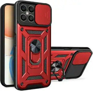 MM TPU XIAOMI REDMI NOTE 14 PRO-- 5G ANTI-SHOCK WITH RING crvena