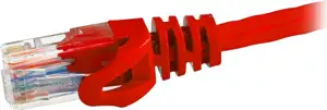 Kabel mrežni UTP, Cat. 5e, 10m, CCA, 26AWG, Savitljivi, Crveni