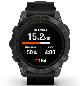 Garmin EPIX PRO g2 47mm Sapphire Carbon Gray DLC Tit Black Leather, 010-02803-30