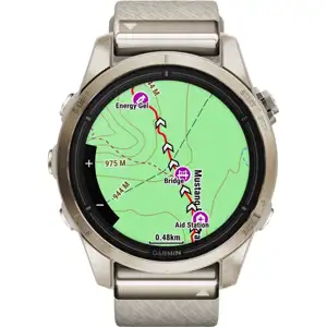 Garmin EPIX PRO g2 42mm Sapphire Soft Gold Cream Hthr Nylon, 010-02802-20