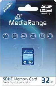 SDHC Memory Card 32GB Class 10