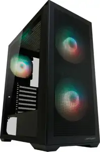 LC-Power 717B Meshwork_L Dark, crno, bez napajanja