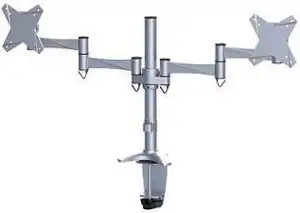 Neomounts FPMA-D1330DSILVER, stolni nosač za dva monitora do 27
