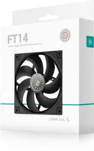 Fan DeepCool FT14 PWM, 140mm, Black