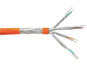 S/FTP kabel Cat.7 4x2xAWG23/1 solid Cu, LSZH, 1000 MHz, narančasti, pak. 500m (cijena po metru, prodaja na kolut)