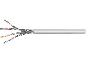 S/FTP kabel Cat.6a 4x2xAWG23/1 solid Cu, LSZH, sivi, pak. 100m (cijena po metru, prodaja na kolut)