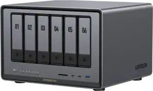 URGREEN NASYNC DXP6800 PRO for 6+2 disks, Intel i5-1235U, 8GB DDR5, 2x 10GBE Network