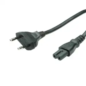 Roline VALUE Euro naponski kabel, 2-pin, crni, 3.0m