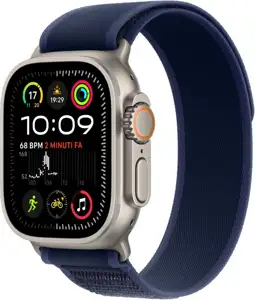 APPLE Watch Ultra 2 GPS + Cellular 49mm Natural Titanium Case with Blue Trail Loop - S/M