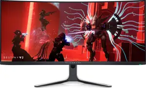 Monitor Alienware AW3423DW 34'' Curved, 3440x1440, QHD, 175Hz, Anti-reflective, 21:9, 1000000:1, 1000 cd/m2, NVIDIA G-SYNC, 0.1ms, 178/178, DP, 2xHDMI, 5xUSB 3.2, Audio line-out, Tilt, Swivel, Height 