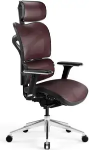 Diablo V-COMMANDER Office armchair Black, Burgundy