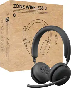 Logitech HEADSET - Zone Wireless 2 UC - GRAPHITE TEAMS - 2.4GHZ/BT - EMEA-914 - A00174 A00172 NO STAND