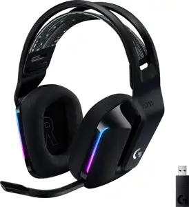 Slušalice LOGITECH Gaming G733 Lightspeed, RGB, bežične, crne