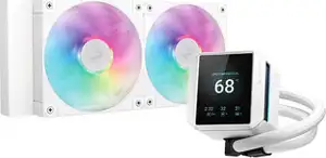 AIO Liquid Cooler DeepCool MYSTIQUE 240 ARGB, 240mm, RGB, LCD, Bel
