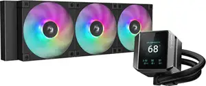 AIO Liquid Cooler DeepCool MYSTIQUE 360 ARGB, 360mm, LCD, black