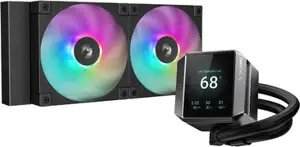 AIO Liquid Cooler DeepCool MYSTIQUE 240 ARGB, 240mm, RGB, LCD, Black