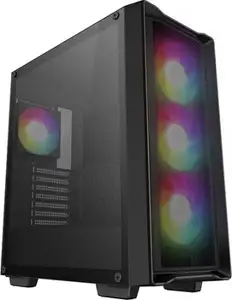 Case DeepCool CC560 MESH V2, ATX, Midi-Tower, ARGB, Tempered Glass, Black