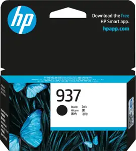 Tinta HP 937e Black, 4S6W9NE