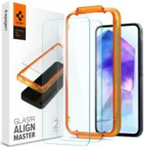 Spigen Glass tR AlignMaster 2 Pack - Samsung Galaxy A55
