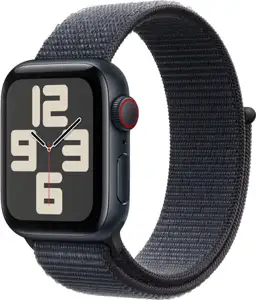 APPLE Watch SE GPS + Cellular 40mm Midnight Aluminium Case with Ink Sport Loop