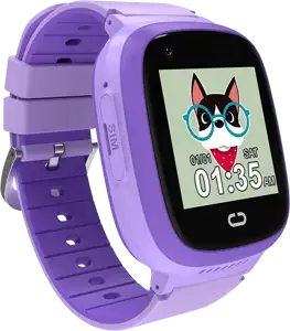 CANYON kids watch Sunny KW-48 Video 4G GPS Games&Music Violet