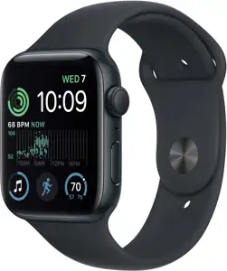 APPLE Watch SE GPS + Cellular 44mm Midnight Aluminium Case with Midnight Sport Band - S/M